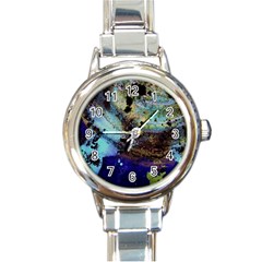 Blue Options 3 Round Italian Charm Watch by bestdesignintheworld