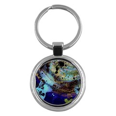 Blue Options 3 Key Chains (round)  by bestdesignintheworld