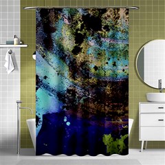 Blue Options 3 Shower Curtain 48  X 72  (small)  by bestdesignintheworld