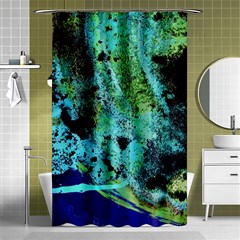 Blue Options 6 Shower Curtain 48  X 72  (small)  by bestdesignintheworld