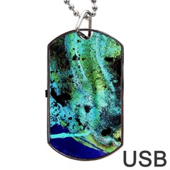 Blue Options 6 Dog Tag Usb Flash (one Side) by bestdesignintheworld