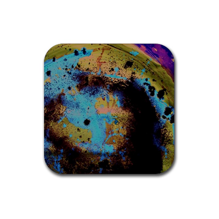 Blue Options 5 Rubber Coaster (Square) 