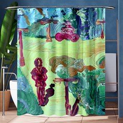 Trail 1 Shower Curtain 60  X 72  (medium)  by bestdesignintheworld