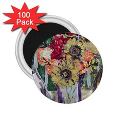 Sunflowers And Lamp 2 25  Magnets (100 Pack)  by bestdesignintheworld