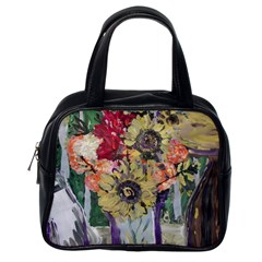 Sunflowers And Lamp Classic Handbags (one Side) by bestdesignintheworld