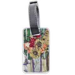 Sunflowers And Lamp Luggage Tags (two Sides) by bestdesignintheworld