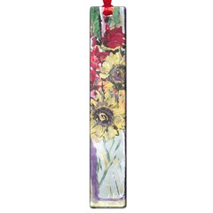 Sunflowers And Lamp Large Book Marks by bestdesignintheworld