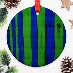 Stripes Ornament (round) by bestdesignintheworld