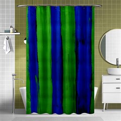 Stripes Shower Curtain 48  X 72  (small)  by bestdesignintheworld