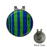 Stripes Hat Clips with Golf Markers Front