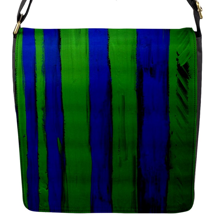 Stripes Flap Messenger Bag (S)