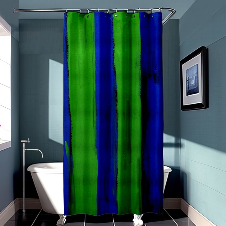 Stripes Shower Curtain 36  x 72  (Stall) 