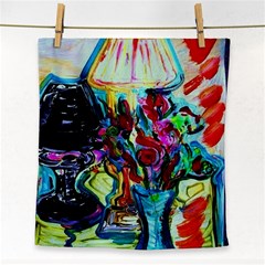 Still Life With Two Lamps Face Towel by bestdesignintheworld