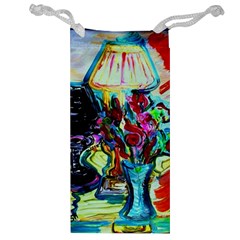 Still Life With Two Lamps Jewelry Bag by bestdesignintheworld