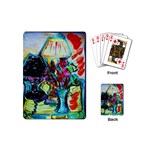 Still Life With Two Lamps Playing Cards (Mini)  Back