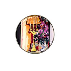 Still Life With Lamps And Flowers Hat Clip Ball Marker by bestdesignintheworld