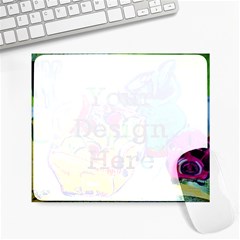 Still Life With A Pigy Bank Large Mousepads by bestdesignintheworld