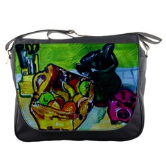 Still Life With A Pigy Bank Messenger Bags by bestdesignintheworld