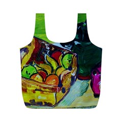 Still Life With A Pigy Bank Full Print Recycle Bags (m)  by bestdesignintheworld