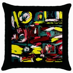 Signs 1/1 Throw Pillow Case (black) by bestdesignintheworld