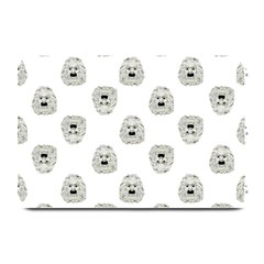 Angry Theater Mask Pattern Plate Mats by dflcprints