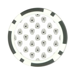 Angry Theater Mask Pattern Poker Chip Card Guard (10 Pack) by dflcprints