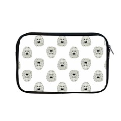 Angry Theater Mask Pattern Apple Macbook Pro 13  Zipper Case by dflcprints