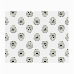 Angry Theater Mask Pattern Small Glasses Cloth by dflcprints