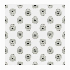 Angry Theater Mask Pattern Medium Glasses Cloth by dflcprints