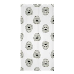 Angry Theater Mask Pattern Shower Curtain 36  X 72  (stall) 