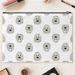 Angry Theater Mask Pattern Cosmetic Bag (XXXL)  Back