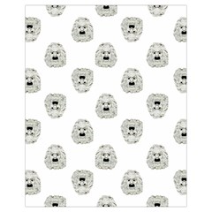 Angry Theater Mask Pattern Drawstring Bag (small) by dflcprints