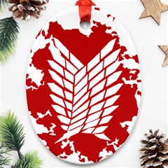 Attack On Titan Ornament (oval) by Animestyle