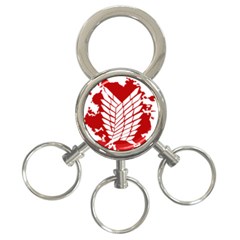 Attack On Titan 3-ring Key Chains by Animestyle