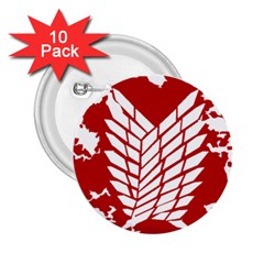 Attack On Titan 2 25  Buttons (10 Pack)  by Animestyle