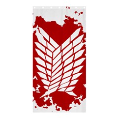 Attack On Titan Shower Curtain 36  X 72  (stall) 