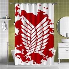 Attack On Titan Shower Curtain 48  X 72  (small) 