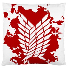 Attack On Titan Large Flano Cushion Case (two Sides) by Animestyle