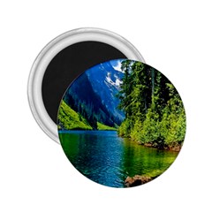 Beautiful Nature Lake 2 25  Magnets by Modern2018