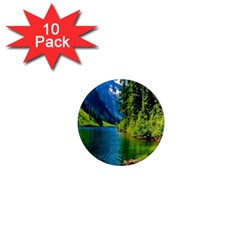 Beautiful Nature Lake 1  Mini Magnet (10 Pack)  by Modern2018