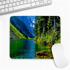 Beautiful Nature Lake Large Mousepads by Modern2018