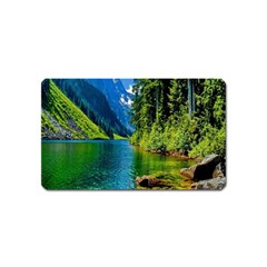 Beautiful Nature Lake Magnet (name Card) by Modern2018