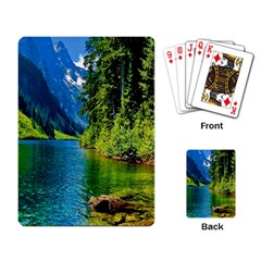 Beautiful Nature Lake Playing Card by Modern2018