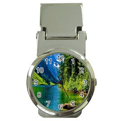 Beautiful Nature Lake Money Clip Watches by Modern2018