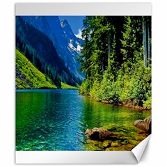 Beautiful Nature Lake Canvas 20  X 24  