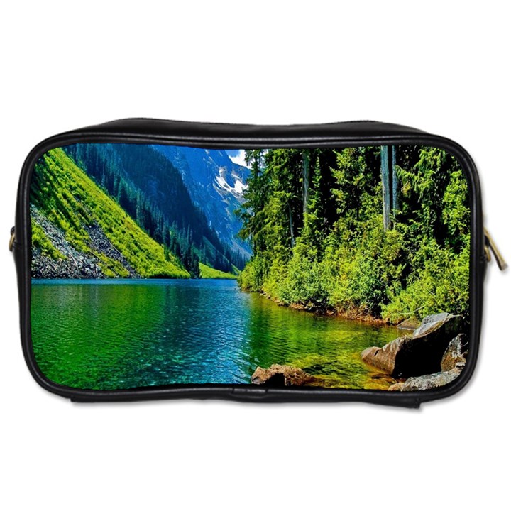 Beautiful Nature Lake Toiletries Bags 2-Side