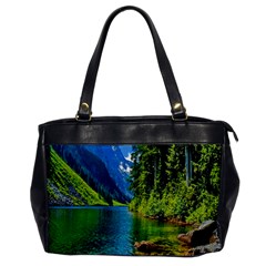 Beautiful Nature Lake Office Handbags by Modern2018