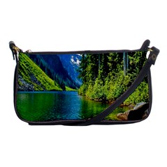 Beautiful Nature Lake Shoulder Clutch Bags by Modern2018