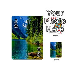 Beautiful Nature Lake Playing Cards 54 (mini)  by Modern2018