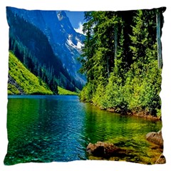 Beautiful Nature Lake Standard Flano Cushion Case (one Side) by Modern2018